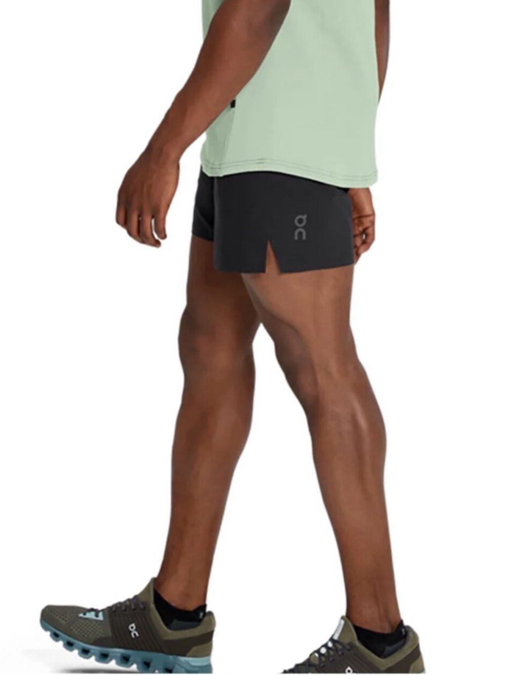 On Cloud Run 5" Lightweight Shorts Black (size: XL)